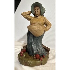 Tom Clark, Country People, 1983 Apple Annie, Apple Picker 1983‎ Signed